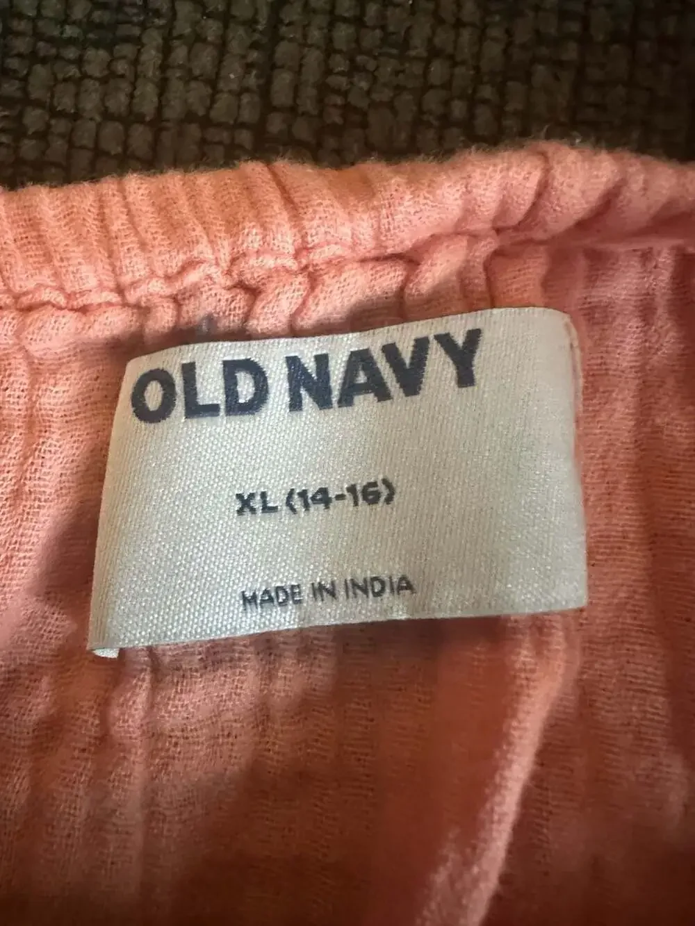 Old Navy Girls Sleeveless Tiered Dress Size XL (14-16) Pink Gauze